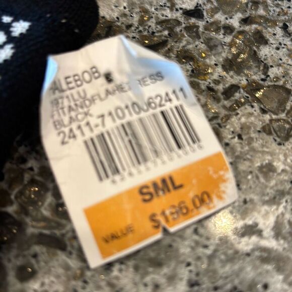 NWT Hale Bob black/white fit & flare dress Sz S graphic summer cruise - Picture 8 of 13